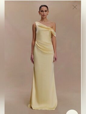 Meshki Dalia Dress in Lemon